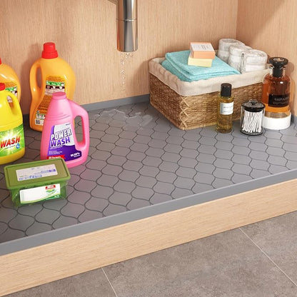 Winisok Silicone Under Sink Mat 28" x 19", kitchen Essentials and Gadgets