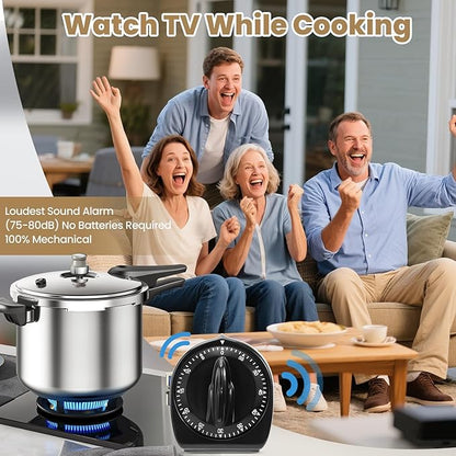 Kitchen Timers for Cooking, 60 Minute Wind Up