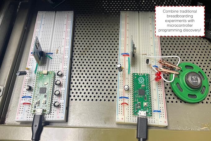 Make: Radio Electronics Kit - Component Pack Follows Experiments, DIY Projects, and Circuits Including Raspberry Pi Microcontroller Adaptations in the 2024 Paperback by Fredrik Jansson & Charles Platt