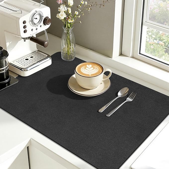 Findosom Dish Drying Mat, Cuttable Drying Mat