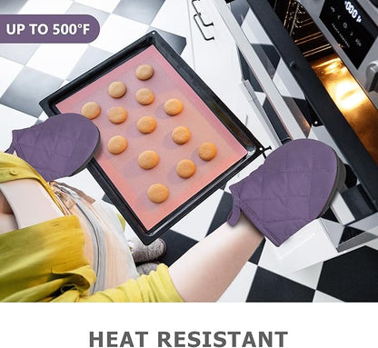 1 Pair Short Oven Mitts