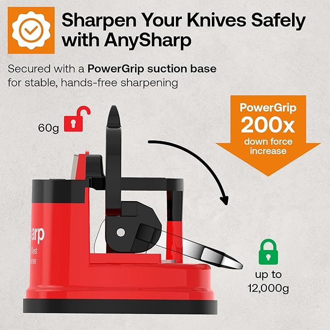 AnySharp – Global – Hands Free Knife Sharpener