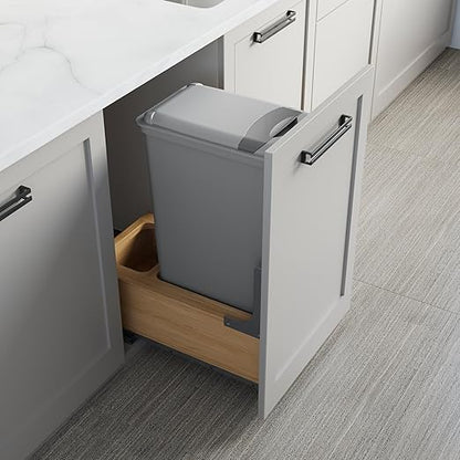 Dowell Single 50Qt Undermount Trash Pull-Out Waste Container