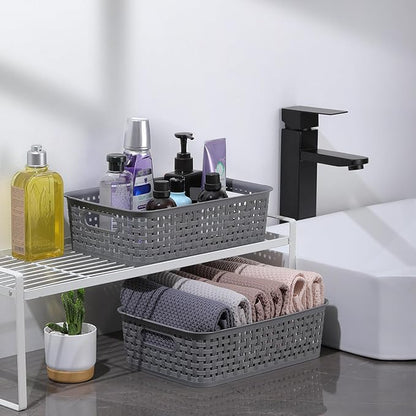 NETANY Plastic Storage Baskets
