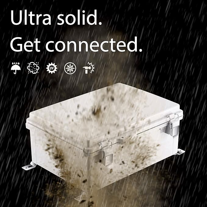 Gratury Junction Box, IP67 Waterproof Plastic Enclosure