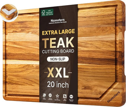 Extra Large Teak Wood Cutting Board