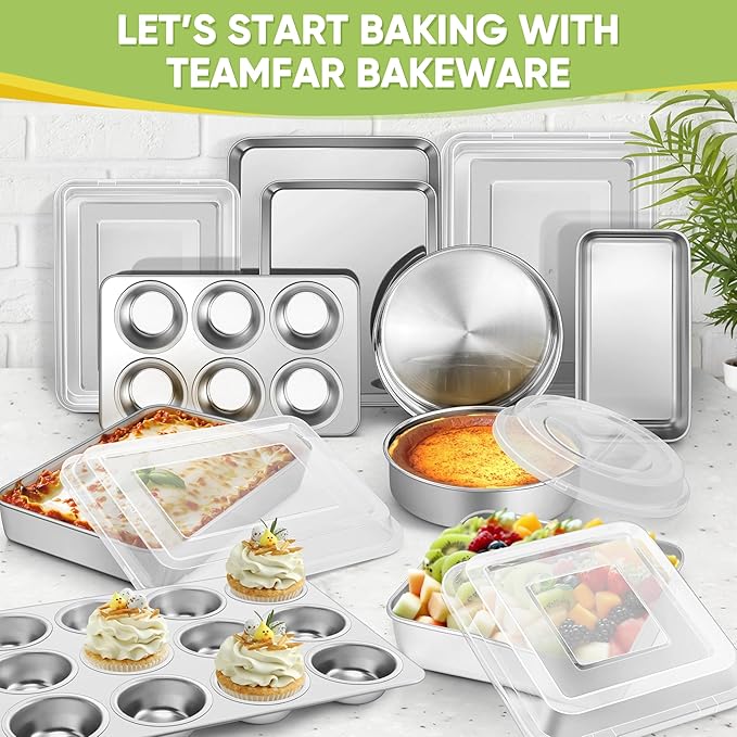 TeamFar Stainless Steel Baking Sheet, 20’’ x 14’’ Large Baking Sheet Pan
