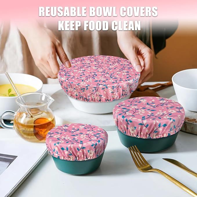 wegreeco Elastic Reusable Bowl Covers