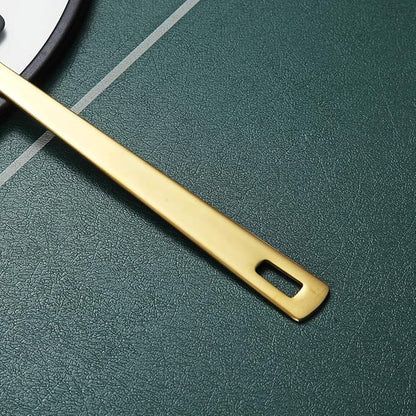 Gold Silicone Spatulas, Berglander Flexible Scrapers Baking Mixing Tool