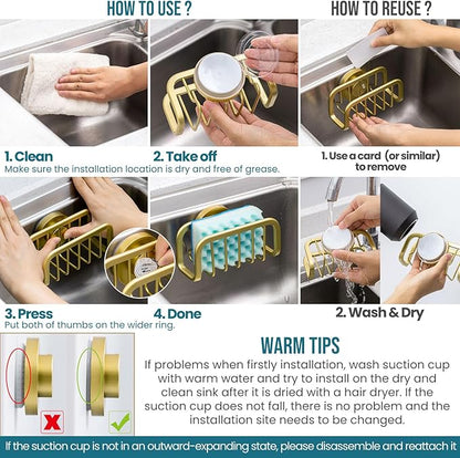 TAILI Sponge Holder for Kitchen Sink