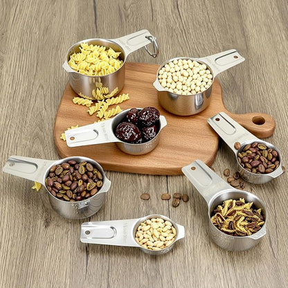 QWORK Stainless Steel Measuring Cups