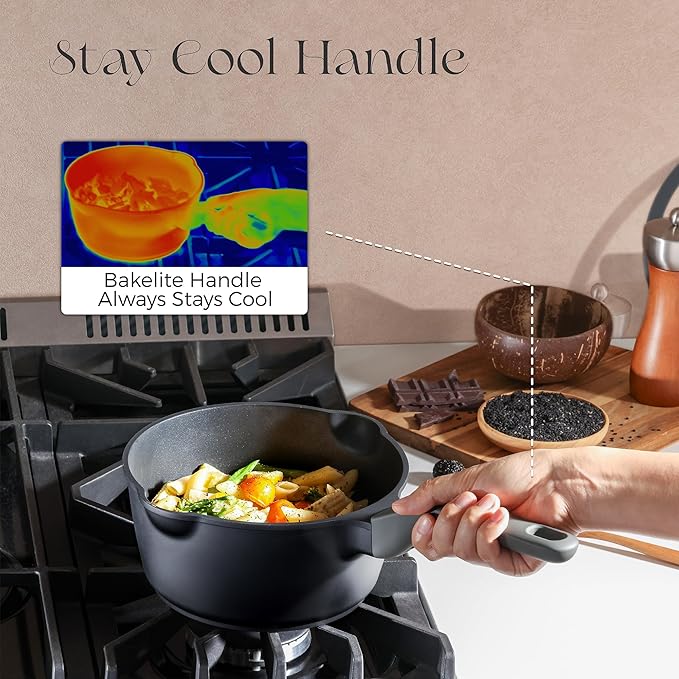 PRICUSIS Nonstick Saucepan