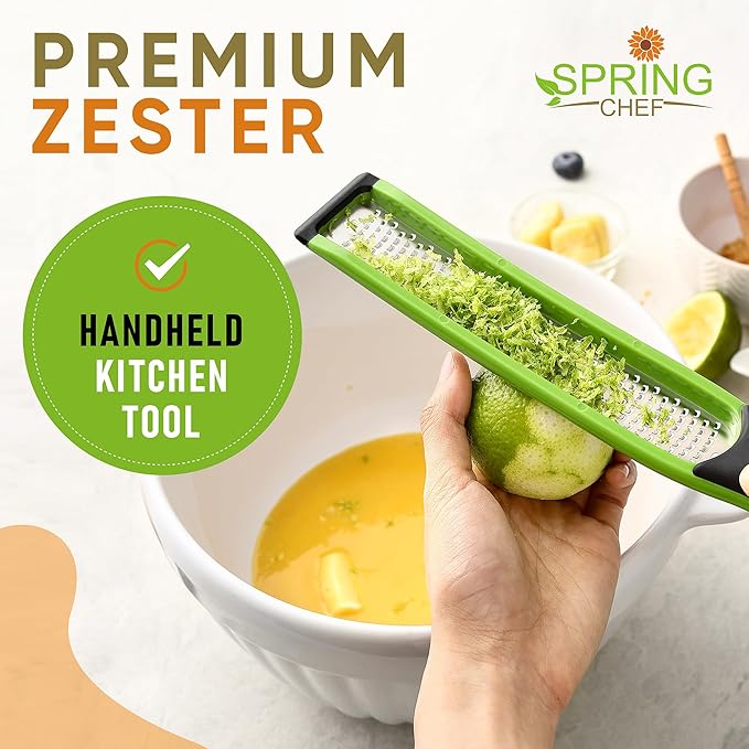 Spring Chef Premium Lemon Zester Grater