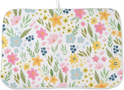 Spring Dish Drying Mat 18x24 Inches