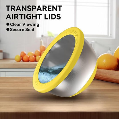 KITEISCAT Stainless Steel Mixing Bowls