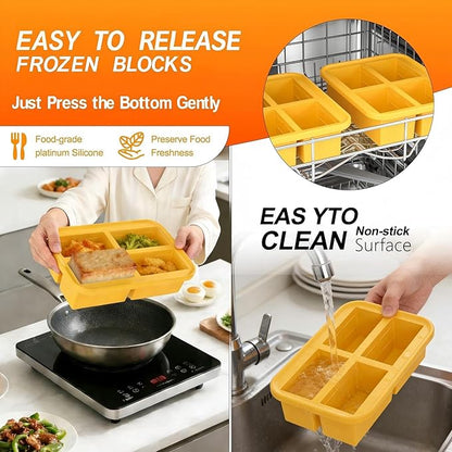 Bangp 1-Cup Silicone Freezing Trays