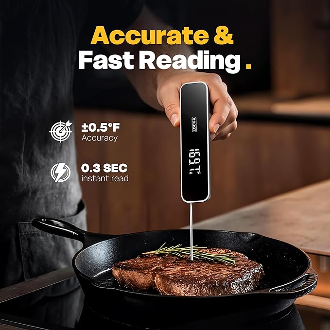 0.3S Instant Read Meat Thermometer – Digital Food Thermometer
