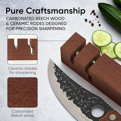 Matsato Knife Sharpener – Chef & Pocket Knife Sharpener, Knives Blade Sharpening