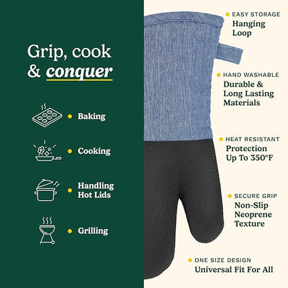 Cuisinart Kitchen Oven Mitts – Heat-Resistant Kitchen Mitts
