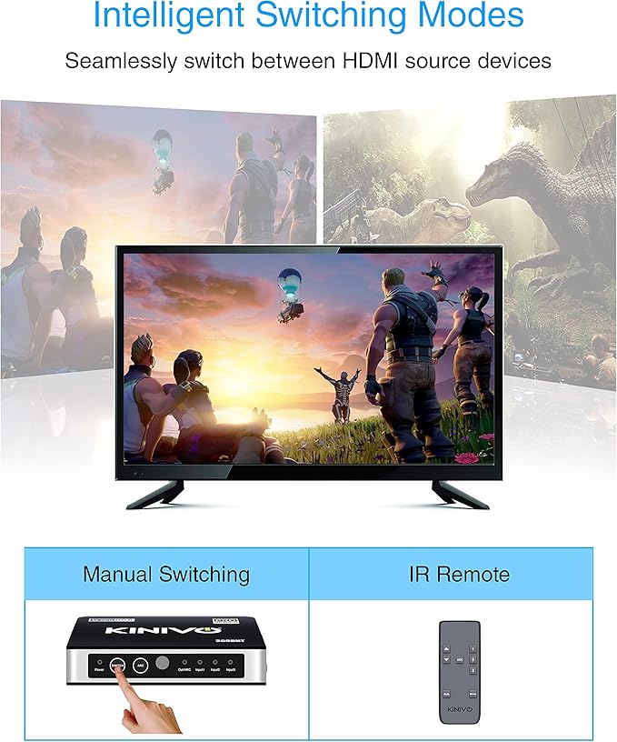 Kinivo HDMI Switch with Audio Extractor 360BNT