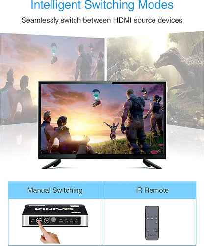 Kinivo HDMI Switch with Audio Extractor 360BNT