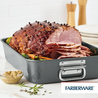 Farberware Bakeware Nonstick Steel Roaster