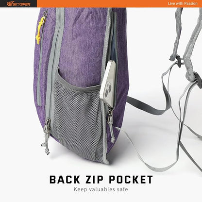 SKYSPER Small Daypack 10L Hiking Backpack Packable Lightweight Travel Day Pack for Women Men