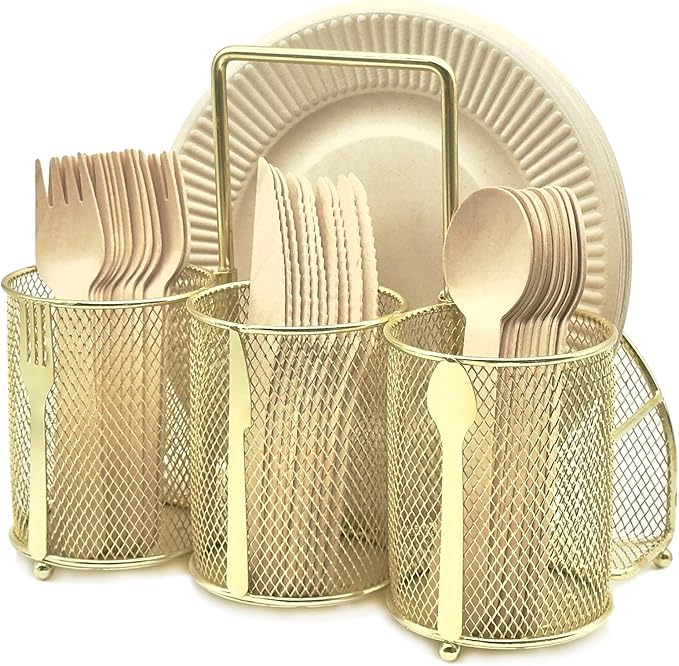 DysanVica Utensil Caddy Silverware Holder
