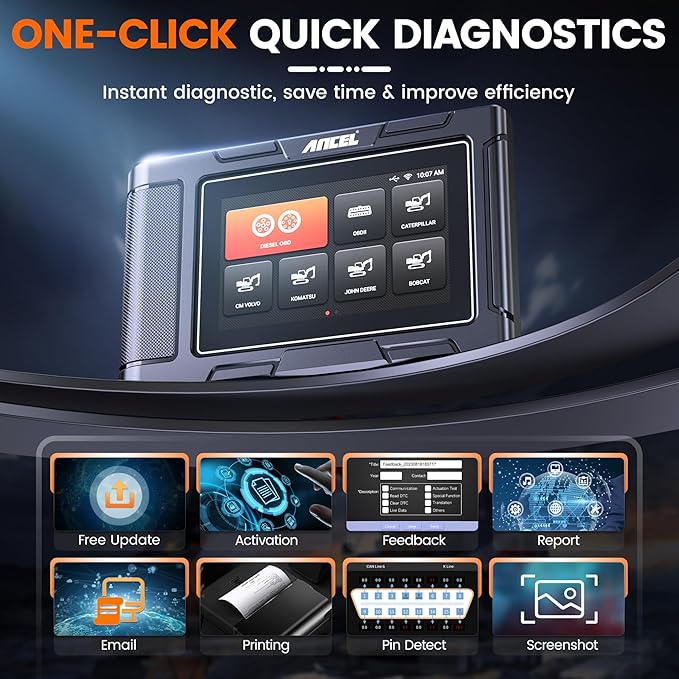 ANCEL HD3600 Heavy Equipment Diagnostic Tool