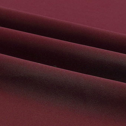 DUALIFE Burgundy Blackout Curtains Panels