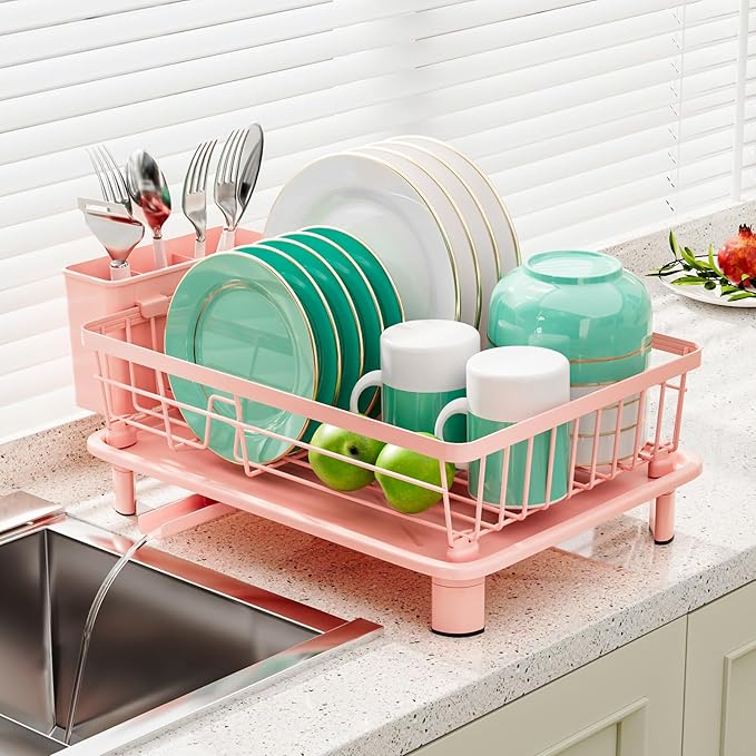 GAOKASE Dish Drying Rack, Stainless Steel-Dish Rack, Dish Racks