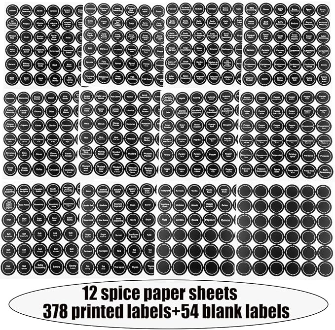 Spice Labels