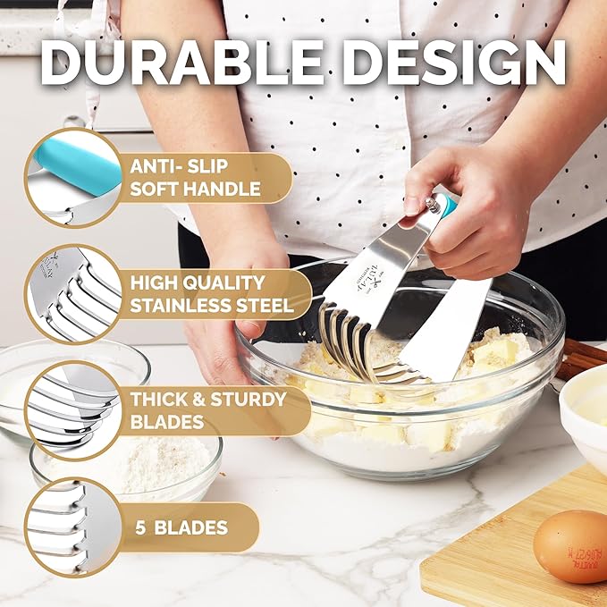 Zulay Kitchen Dough Blender Top Professional