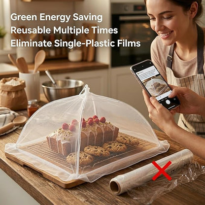 4-Pack Food Cover Mesh Food Tent
