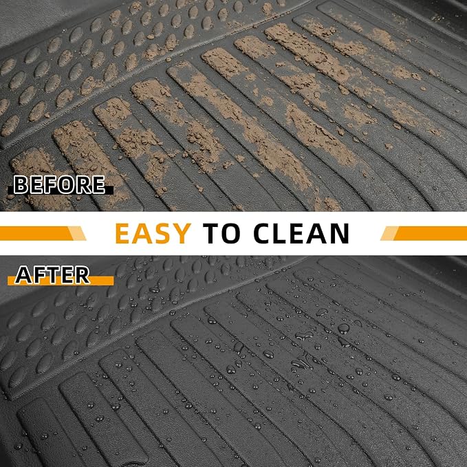 Floor Mats for Toyota Prius 2012 2013-2015, Prius Floor Mats (NOT for Prius c or Prius v or Plug-in), TPE Non-Slip Waterproof Summer Winter Floor Liners