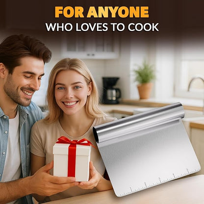 Bench Scraper Kitchen – Multipurpose Pastry Scraper Tool