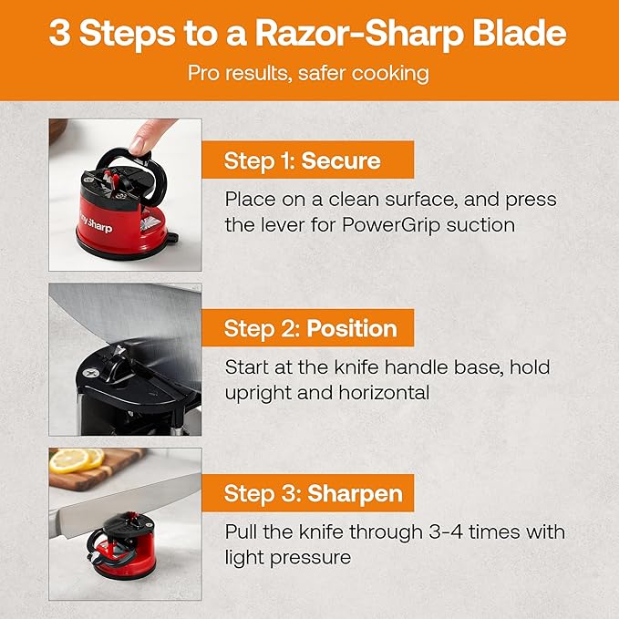 AnySharp – Global – Hands Free Knife Sharpener