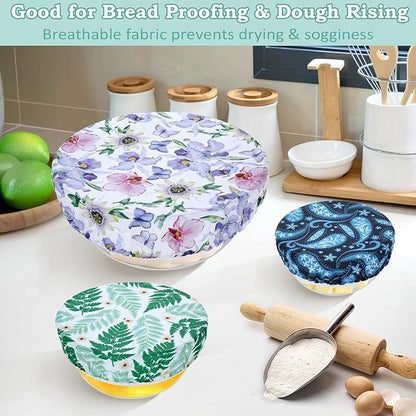 5-Size Reusable Beeswax Bowl Covers