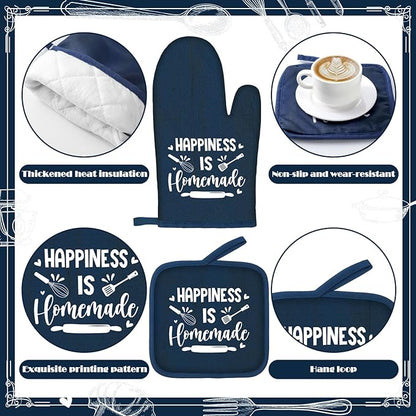 Fourluoo 10 Pcs Farmhouse Kitchen Decor and Accessories Set 4 Kitchen Towels 2