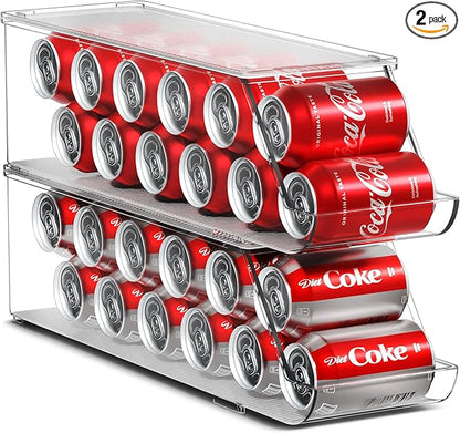 Sorbus Soda Can Organizer for Refrigerator Stackable Can Holder Dispenser