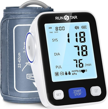 RunStar Upper Arm Blood Pressure Monitor