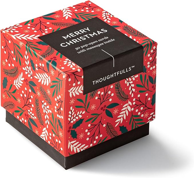 Compendium ThoughtFulls Pop-Open Cards — Merry Christmas — 30 Pop-Open Cards, Each with a Different Inspiring Message Inside
