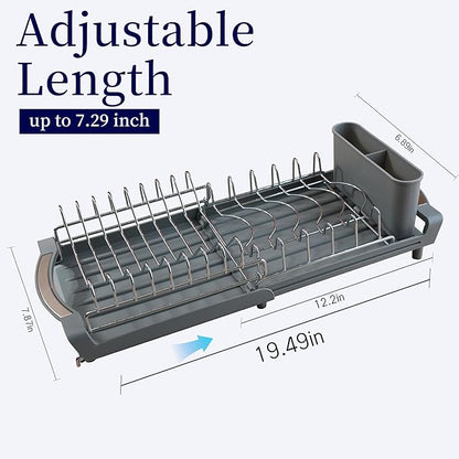 Dish Drying Rack Compact Expandable