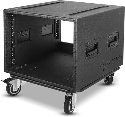 Sound Town 8U PA/DJ Rack/Road Case