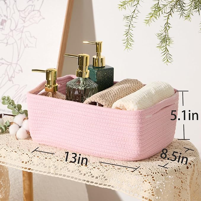 MiniArk Small Storage Baskets for Organizing | Closet Organizer Bins | Shelf