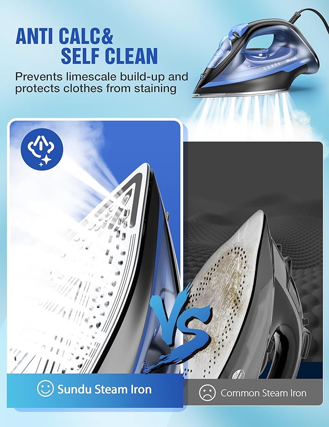 Sundu Steam Iron for Clothes