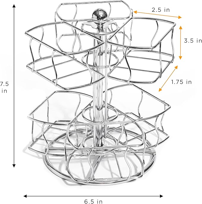 Sorbus Tea Bag Spinning Carousel