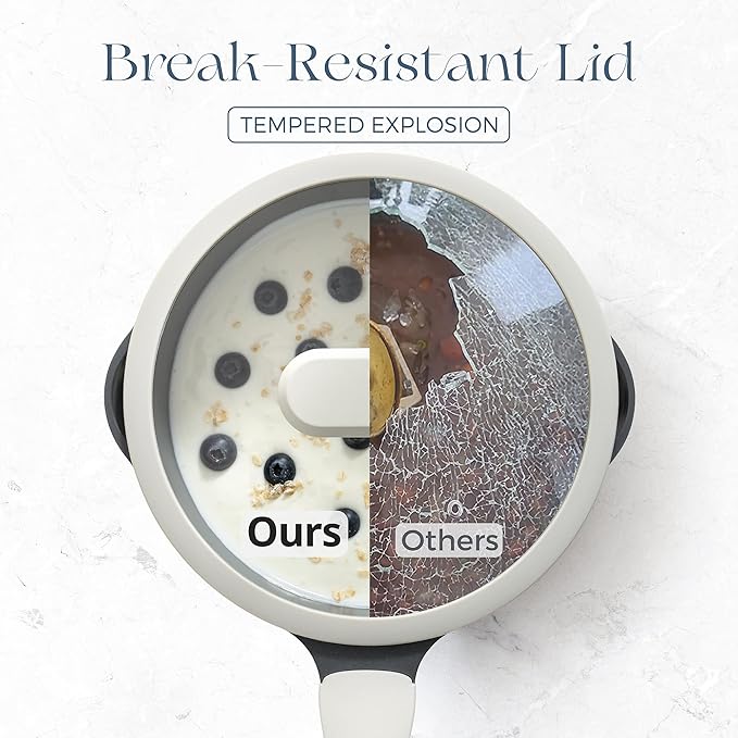 PRICUSIS Ceramic Nonstick Saucepan