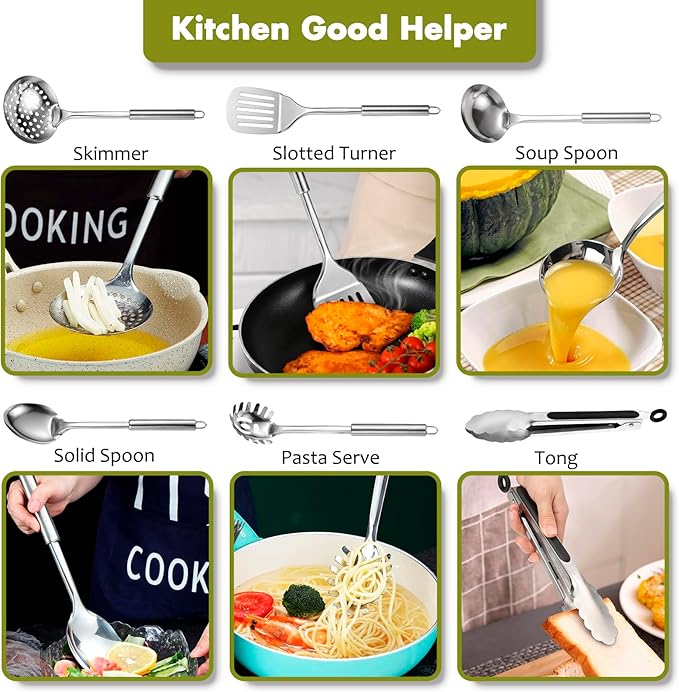 Stainless Steel Kitchen Utensils Set