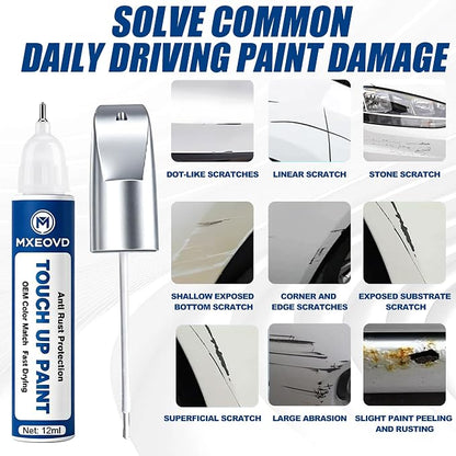 Baja Storm Metallic HAL Touch Up Paint Compatible with Nissan, All in One Car Scratch Repair Kit with Primer Putty & Clear Coat, Complete Sanding Tools Set for Scratches Chips Nicks